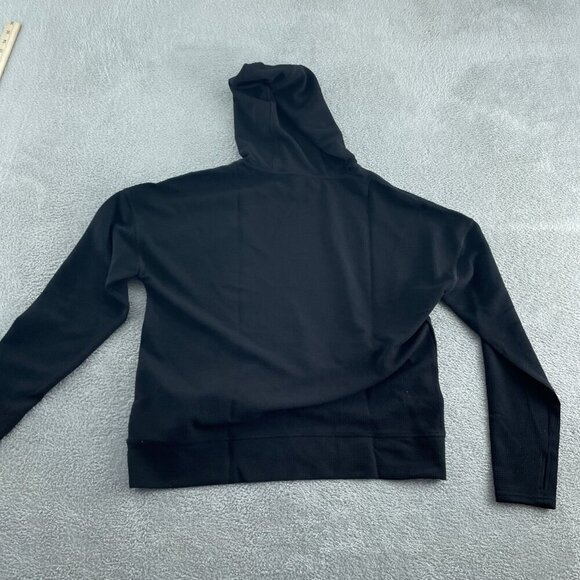 Soybu Textured Black Hoodie S Polyester/Spandex Womens Pullover NWT 3208 - Picture 2 of 10